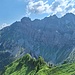 ... und Blick auf den exponierten Teil des Grates, hinten natürlich wieder der Mürtschen