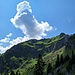 Die Route auf den Ostgrat ziemlich offensichtlich