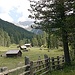 Almhütten etwas oberhalb der Lercheralm.