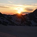 Sonnenaufgang auf dem Glacier Blanc