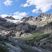 Die Gletscherzunge des Glacier Blanc kommt in Sicht.