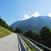 sul percorso in salita, sempre asfaltato
