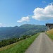 sul percorso in salita, sempre asfaltato