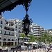 Blick vom Eingang des Casinos auf die Luxushotels.