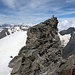 Foto vom Nebengipfel zum Hauptgipfel