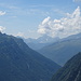 Verso valle il Pizzo Arera.