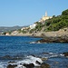 Blick von der Küste unterhalb unseres Quartiers Stella del Mare auf Cervo
