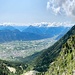 Pano-Bild ins Rhone-Tal