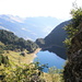 Lago e Alpe Tremorgio visti dal versante est del Poncione di Tremorgio