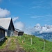 Blick vom Obersäss der Malbunalp zum Alpstein
