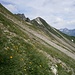 Ein letzter Blick zurück zum Gipfel
