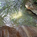 der Wasserfall über den Platten 439-438 m