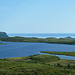 erst die Seeen und im Hintergrund der Fjord