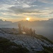 Ich betrachte den Sonnenuntergang, derweil andere einen Steinbock heranzoomen.<br /><br />