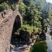 Marsch über die 36 Meter hohe Ponte Romano.
