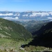 Blick über das Aufstiegstal zur Chartreuse