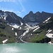 Lac Blanc mit den Trois Pics de Belledonne