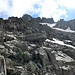 Geröllhalde nach der Querung