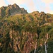 Letzte Sonnenstrahlen auf den Cascades du Boulon
