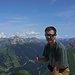 Auif dem Karhorn! Puh, es ist recht heiß und ein bisschen anstrengend ist die Tour dann doch.