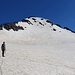 Flacher Gletscher unter dem Col de la Pyramide
