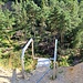 Unübersehbar: Eine Art Schwimmbad-Geländer hilft...