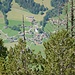 Ortsteil Ried von St. Stephan mit der Kirche. Links im Bild ist unsere Ferienwohnung Kirchgasse 12 zu erkennen.