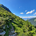 Sur le sentier Dixence - Orchère.