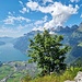 Ausblick vom Furggelenchopf zum Walensee und Churfirsten 