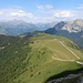 Blick auf die Abkürzung zum Parkplatz vom Pas du Vallon