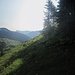 Blick Richtung Damüls und meinem Startpunkt