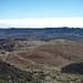 L'immense cratère au bas de l'El Teide