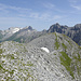 Blick vom Hauptgipfel zum Nebengipfel