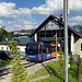 Standseilbahn Gubałówka - Wagen 1 verlässt gerade die Talstation (Zakopane).