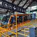 Standseilbahn Gubałówka - Wagen 1 kurz vor Abfahrt in der Talstation.