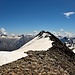 Blick zum Hauptgipfel