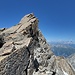 Spektakuläre Felsen am Grat Beim Gross Bigerhorn