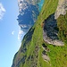 Beim Aufstieg tritt der Mont Blanc ins Blickfeld.