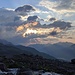Morgendliche Restwolken, schönes Licht