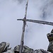 Sehr provisorisches Gipfelkreuz