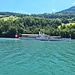 ein weiteres Dampfschiff begegnet uns