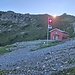 Capanna Gesero bei Sonnenaufgang
