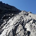 Eine lange seichte Rinne auf den letzten rund 50 Höhenmetern. Alles gut zu gehen.