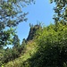 Beim Huberfelsen. <br />Ein angebrachtes Schild erinnert an den Obervogt Theodor Huber (1758-1816).<br /><br />