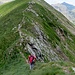 Dorsale verso Monte Salmurano, ma prima della cima deviamo a destra