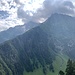 Oberalpstock in Wolken.