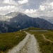 Mont Gelè sullo sfondo a sinistra. 