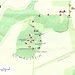 Karte 3: Detailkarte der einzelnen Felsen des Römersteins (Kartengrundlage: openstreetmap.org).