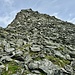 Gli ultimi ripidi metri fino al Piz Blas