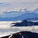 Interessante Wolkenformation über dem Monte Rosa
